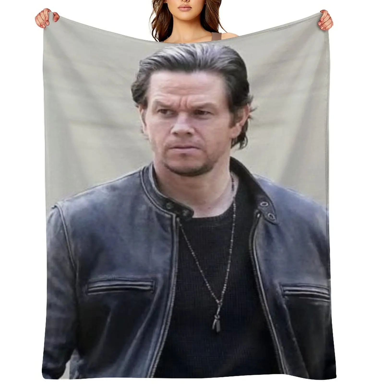 

mark wahlberg Throw Blanket christmas gifts Summer Beddings Hairy warm for winter Blankets