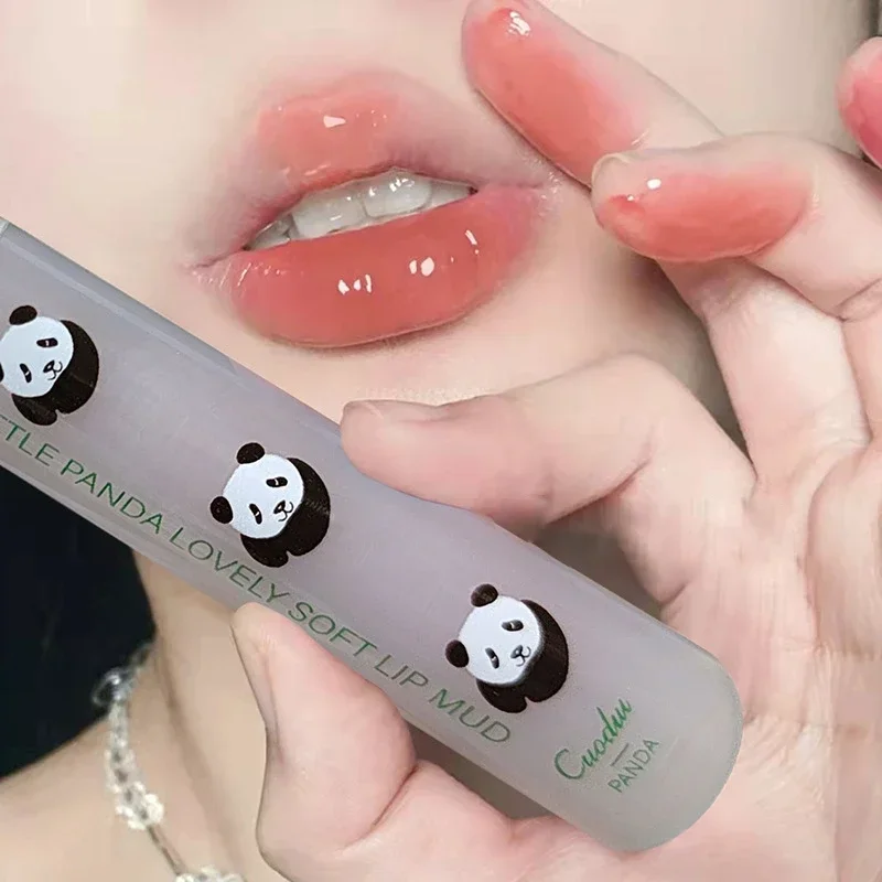 Mirror Lipstick Cute Makeup Matte Texture Waterproof Long Lasting Sweat Resistant Rich Color Silky Lip Glaze Lip Tint Maquillaje