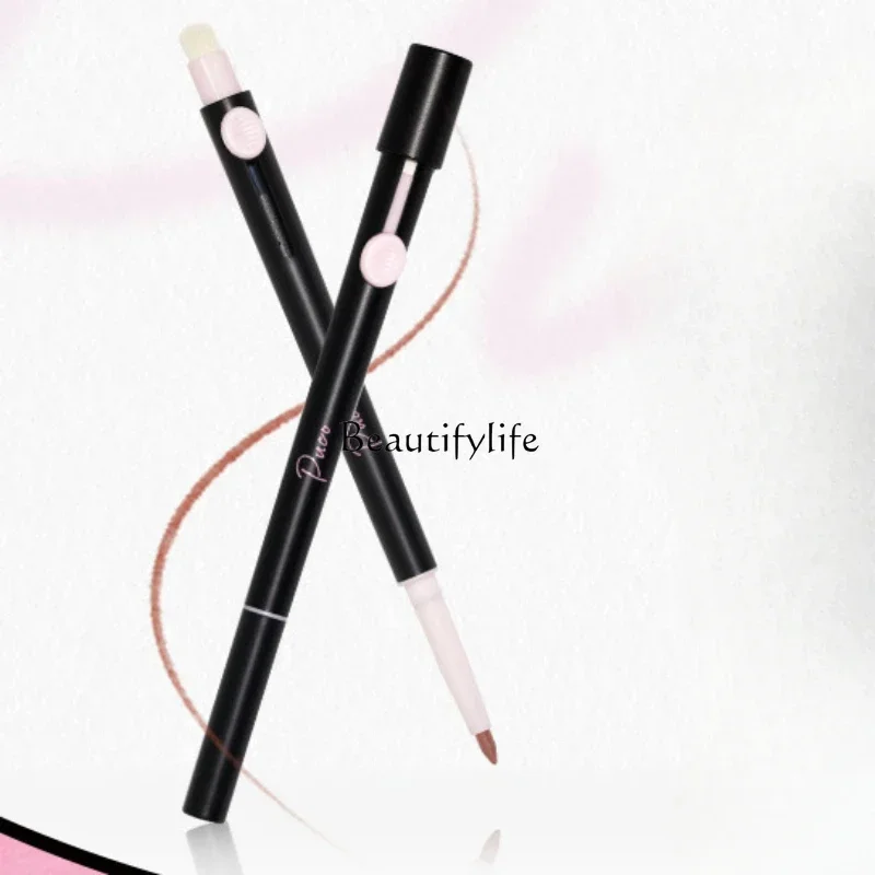 

Double-Headed Lip Liner Brush Lip Brush Pen Blooming Nude Color