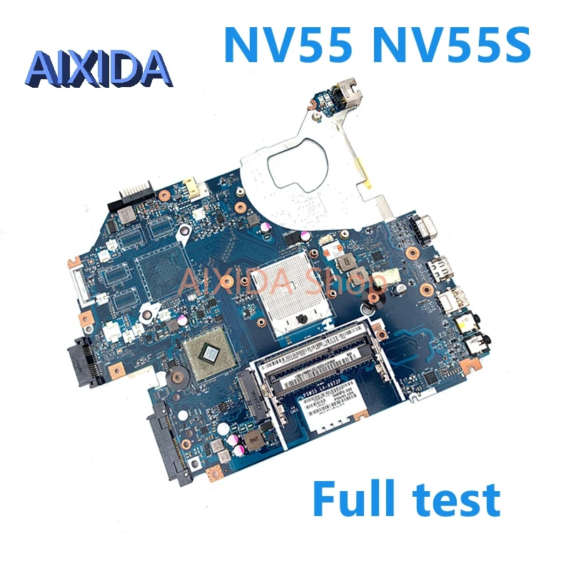 AIXIDA P5WS5 LA-6973P MBWY102001 Mainboard For Acer Gateway NV55 NV55S NV55S02U Laptop Motherboard Socket fs1 DDR3 full test