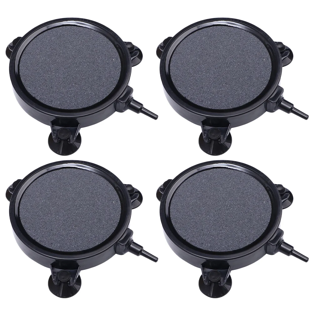 

4pcs Bubble Stone Aquarium Oxygen Stone High Quality Material Corrosion Resistant ABS Air Inlet Even Air Outlet 4mm