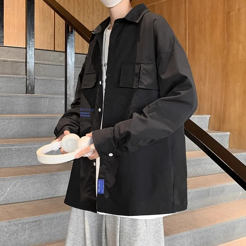 

Slim Fit Long Sve Men's irt Осень Зима Heavy Du 300 Pou White irt Cool Haome Thin Sle Hong Kong Sle Jaet