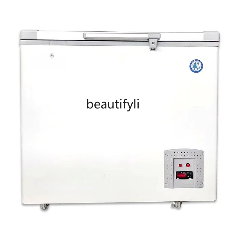 Asmt42 Ultra-low temperature refrigerator glass door tuna display freezer test box refrigerator 108L low temperature -60