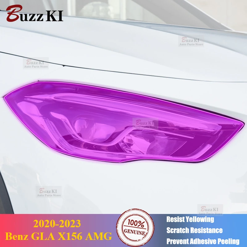 

2020-2023 For Benz GLA X156 AMG Car Exterior Film TPU Headlamps Protective film Anti scratch Repair membrane Smoked headlight