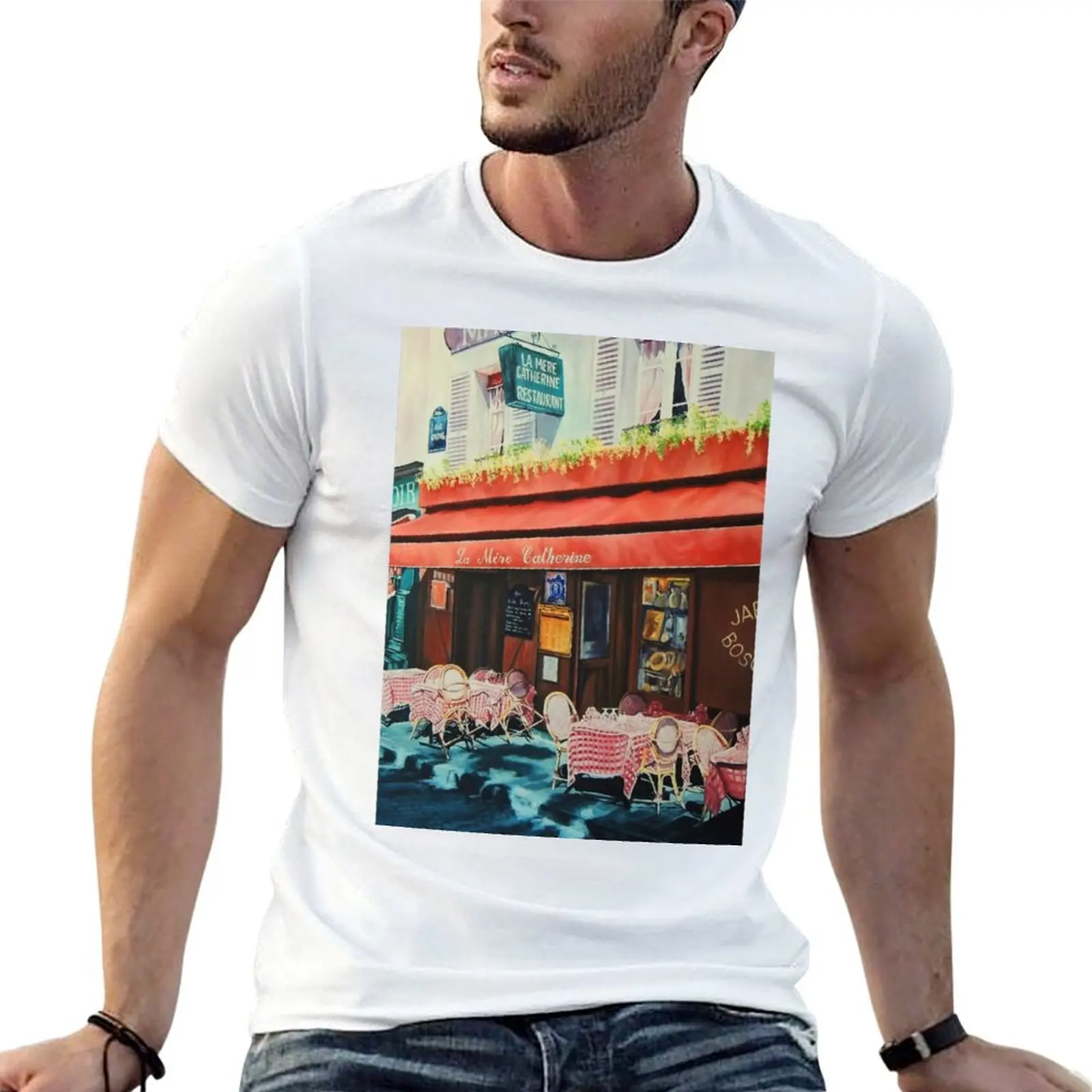 

La Mere Catherine, Montmartre. T-Shirt t shirts for man graphic vintage essential t shirt T-Shirt