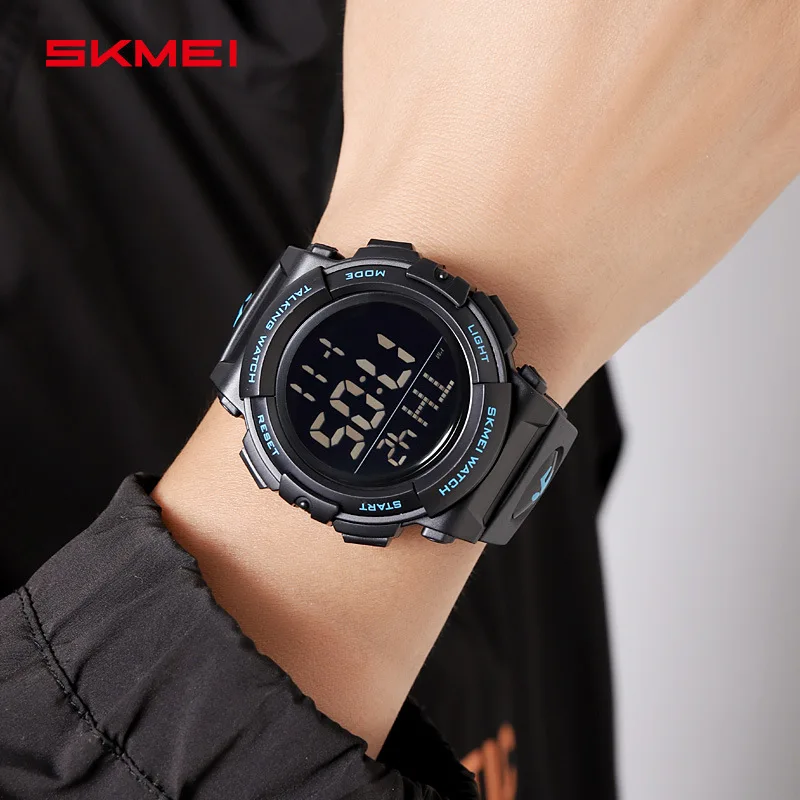 Skmei Multifunctional Voice Time Electronic Watch Waterproof Student Electronic Sports Watch Men's Watch Outdoor