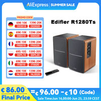 【EU Ship】Edifier R1280Ts 2.0 Active Speaker Powered Bookself Speaker 42W RMS Remote Control 100% New Original