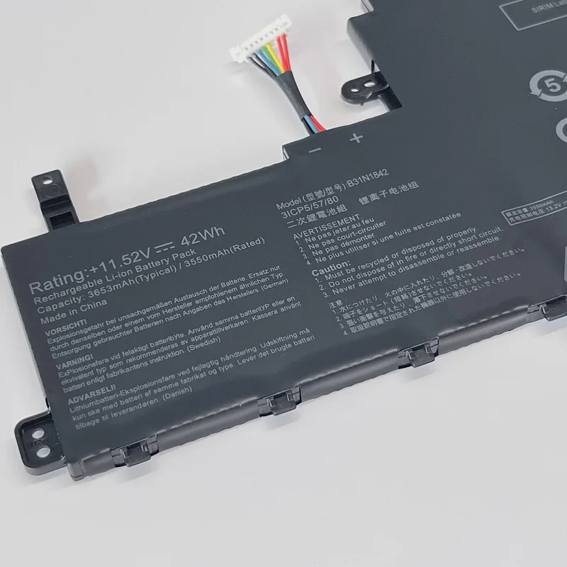 Imagem -03 - Bateria do Portátil para Asus Vivobook 15 M513ua X513ea S531fa S531fl K513ea X531fl X531fa V531fl V531fl V5050e F513e B31n1842 0b20003440000