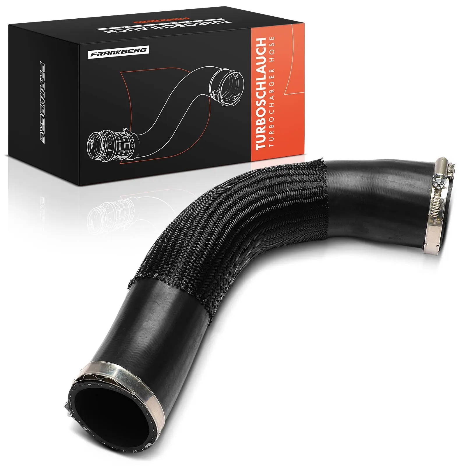 Frankberg 1x Ladeluchtslang Turboslang Ladeluchtkoeler voor Volvo S80 II V70 III XC70 II Kombi 2006-2016 31273504 31370488
