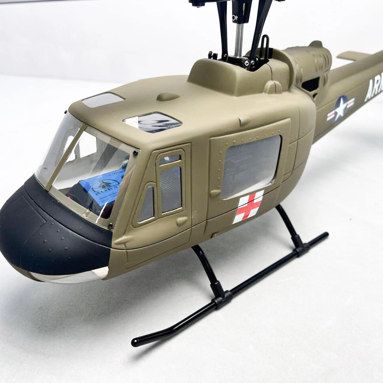 Roban 450 Size UH-1D Army RTF RC Helicopter X1 INTELLIGENT CONTROL SYSTEM