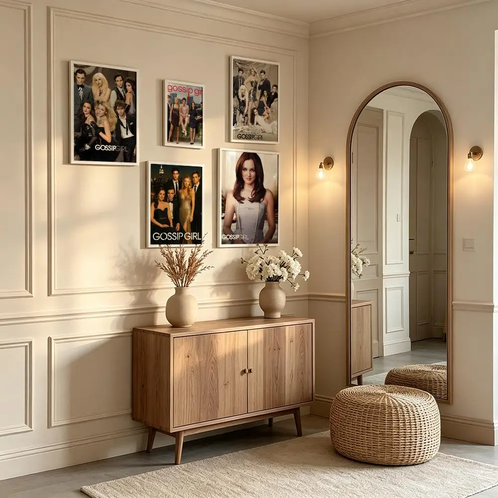 series Gossip Girl Poster Poster Waterproof HD Unframed Self‑Stick Decor Wall Art for Home Room Decoration Gift