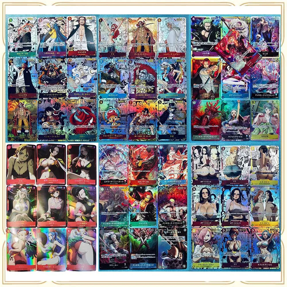 

Anime One Piece DIY ACG Sexy Boy Games Toys Collectible Cards Christmas Birthday Gifts Nami Uta Boa Hancock Buggy Alvida Yamato