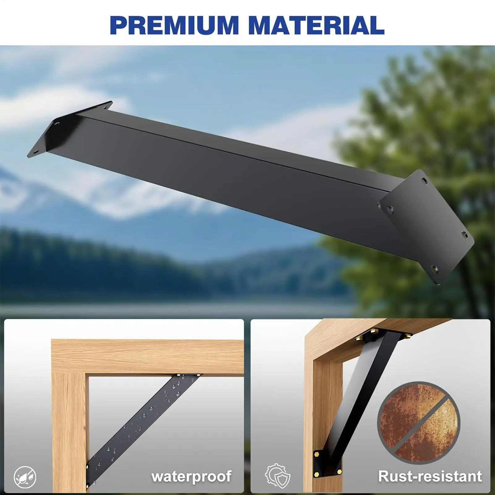 45 درجة قوس 45 درجة 2 قطع العريشة قوس رف الكتب تصاعد حامل ل جدار خزانة زاوية اللوح الأمامي مكافحة المرآب #5