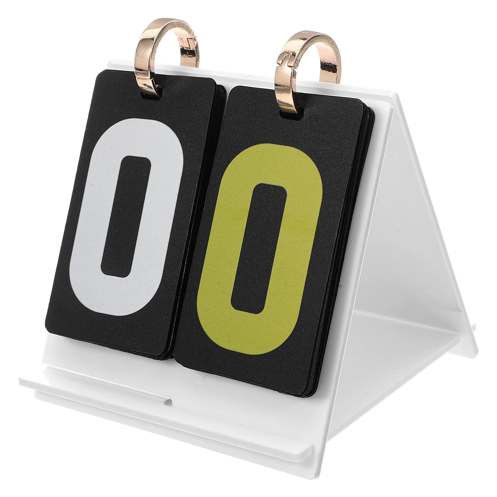 

Manual Flip Scoreboard Portable 2-Digit Large Number Score Keeper for Card Games Competition Tabletop Board Flip Scoreboard