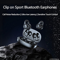 X58 Ear Clip Earphone Wireless Bluetooth Headphone TWS Sports Gaming Open Headset HiFi Stereo ENC Noise Cancelling Music Earbuds