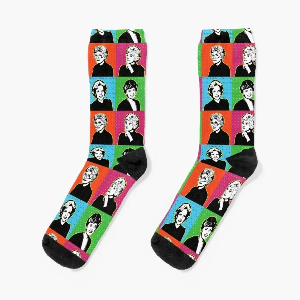 

Golden Girls | Pop Art Socks moving stockings colored cool fashionable Women's Socks Men's