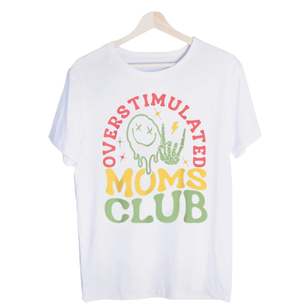 Women's Smiley Face and Skeleton Hand Slogan Graphic Tee, Short Sleeve Crew Neck T-Shirt for Casual Daily Wear