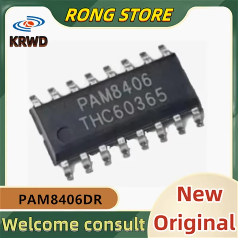 

10 шт. PAM8406 Новый оригинальный PAM8406DR SOP16