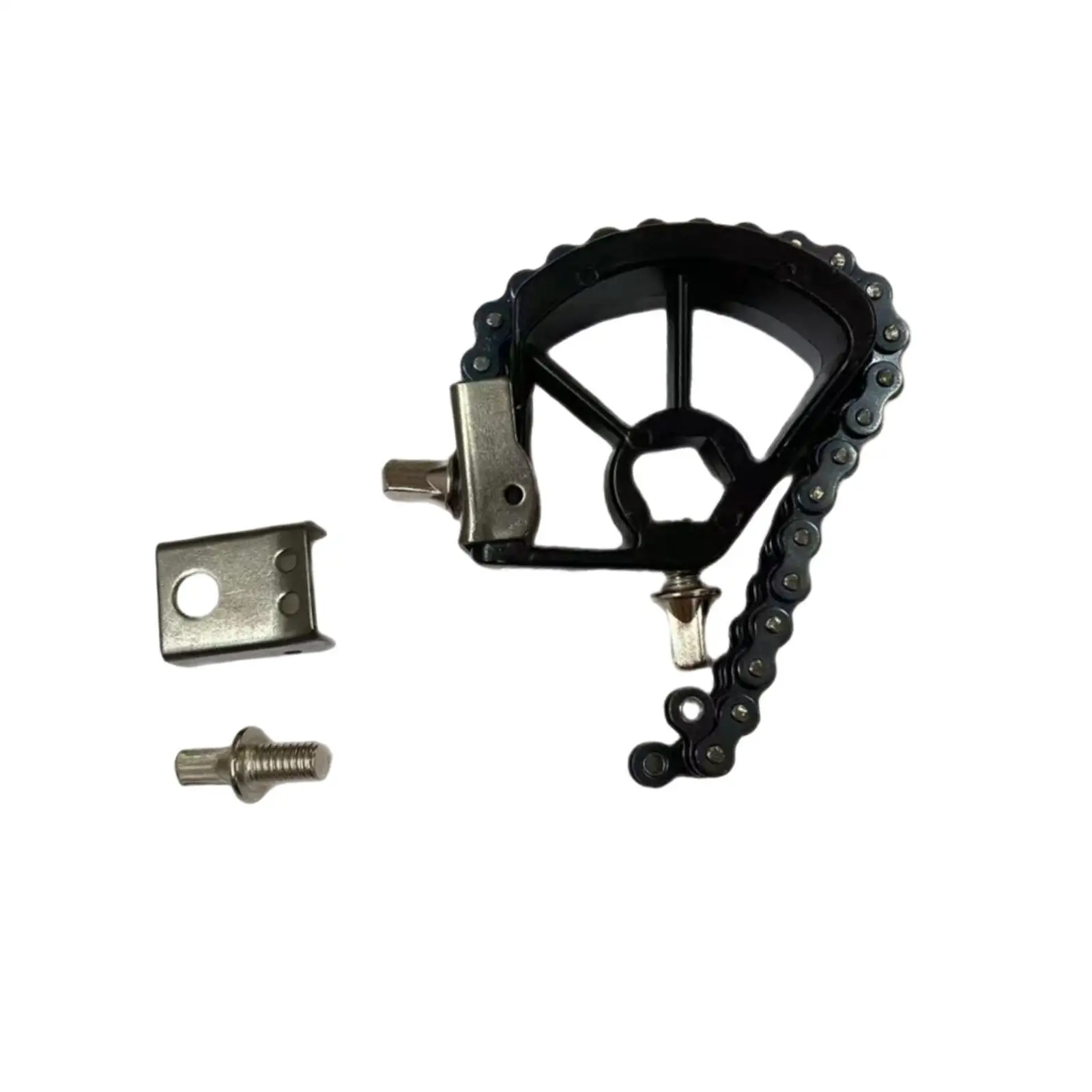 Bass Drum Foot Pedal Single Double Chain Sensitive Pedalboard for Drum Set Parts and Accessories