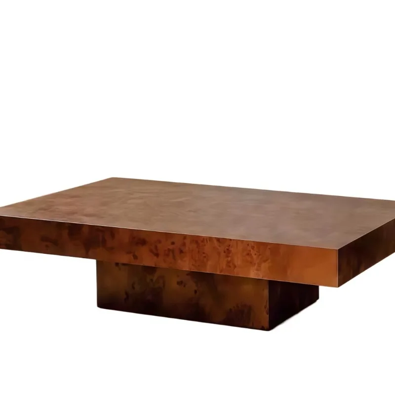 

Italian minimalist coffee table, nodule home coffee table, wabi-sabi style homestay coffee table, retro light luxury
