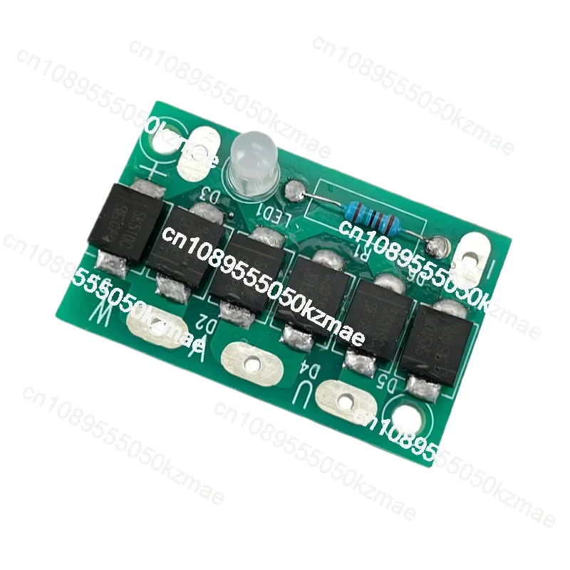 

Three-Phase Rectifier Bridge Board (Patch Type) | 10A High Current, High Efficiency with Indicator Light