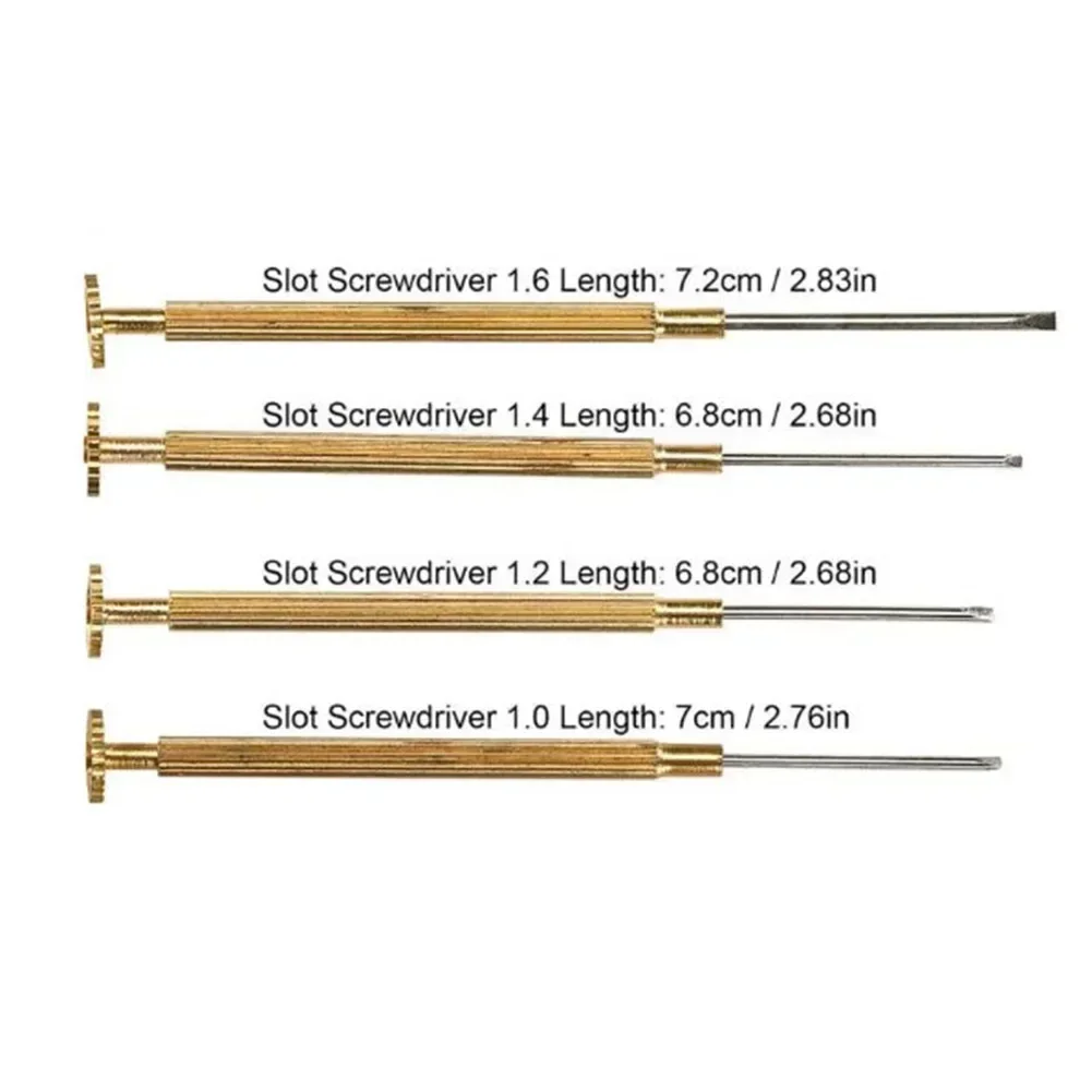 1PC Screwdrivers 1.0-1.6mm Precise Slot Screwdrivers Flat Blade For Watch Phone Repair Tool Power Tool Accessories