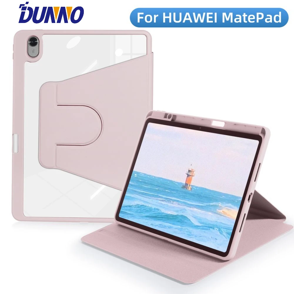 

For Huawei HONOR X9 Case 360° Rotating Acrylic Cover for HUAWEI MatePad 11.5-inch Tablet Case with Pencil Holder