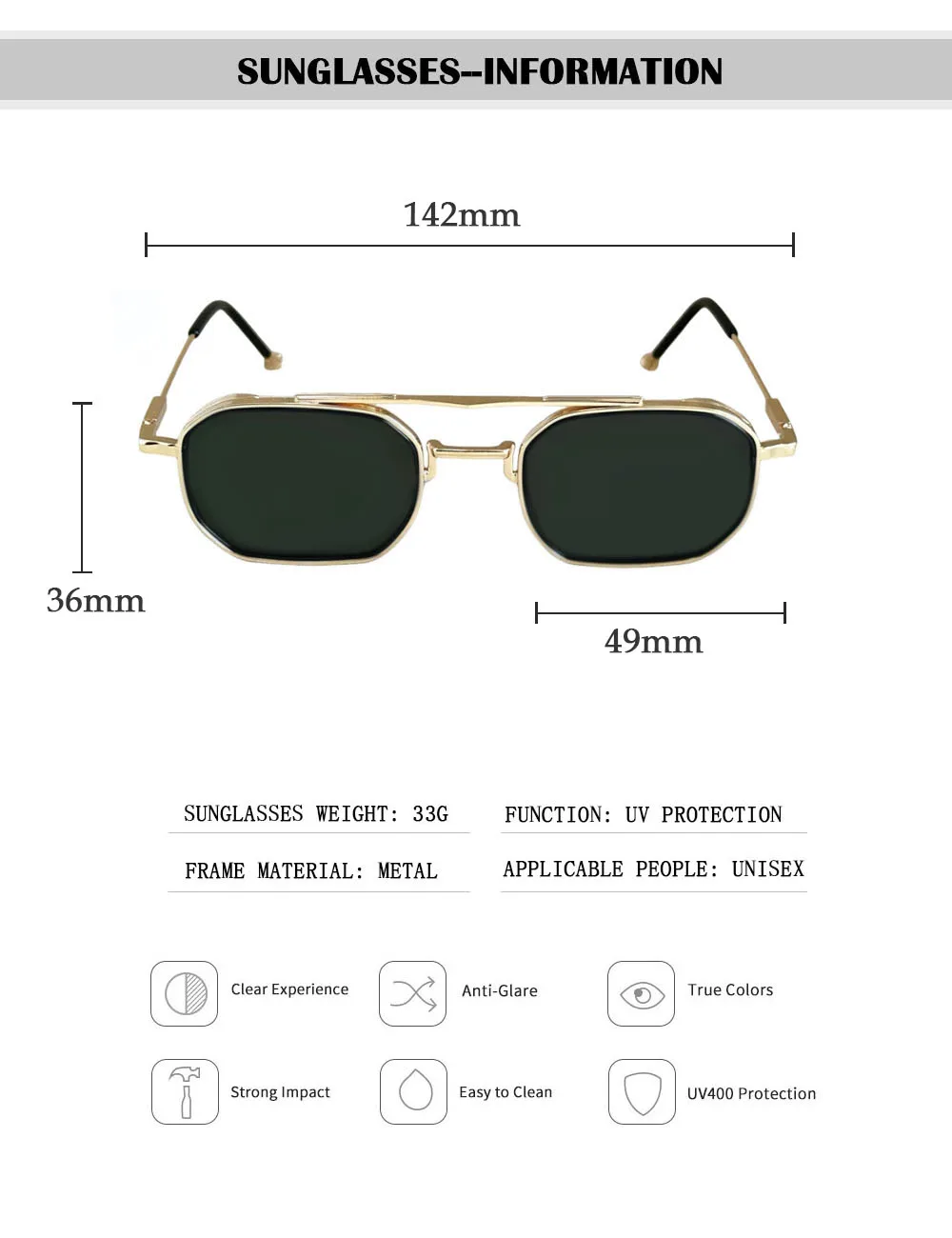Fashion Square Sunglasses Women Trendy Vintage Glasses Luxury Sunglass Men Dropshipping Lunette Soleil Femme Zonnebrillen Dames – Detail 17