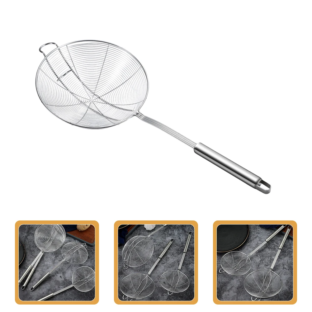 

Scoop Stainless Steel Colander Filter Kitchen Sink Strainer 201 Draining Spoons