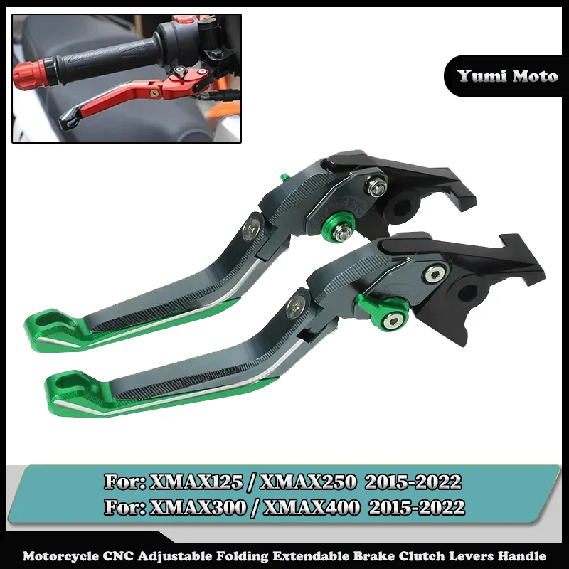 

NEW Motorcycle Folding Adjustable Brake Clutch Levers Handlebar For YAMAHA XMAX125 / XMAX250 / XMAX300 / XMAX400 2015-2022