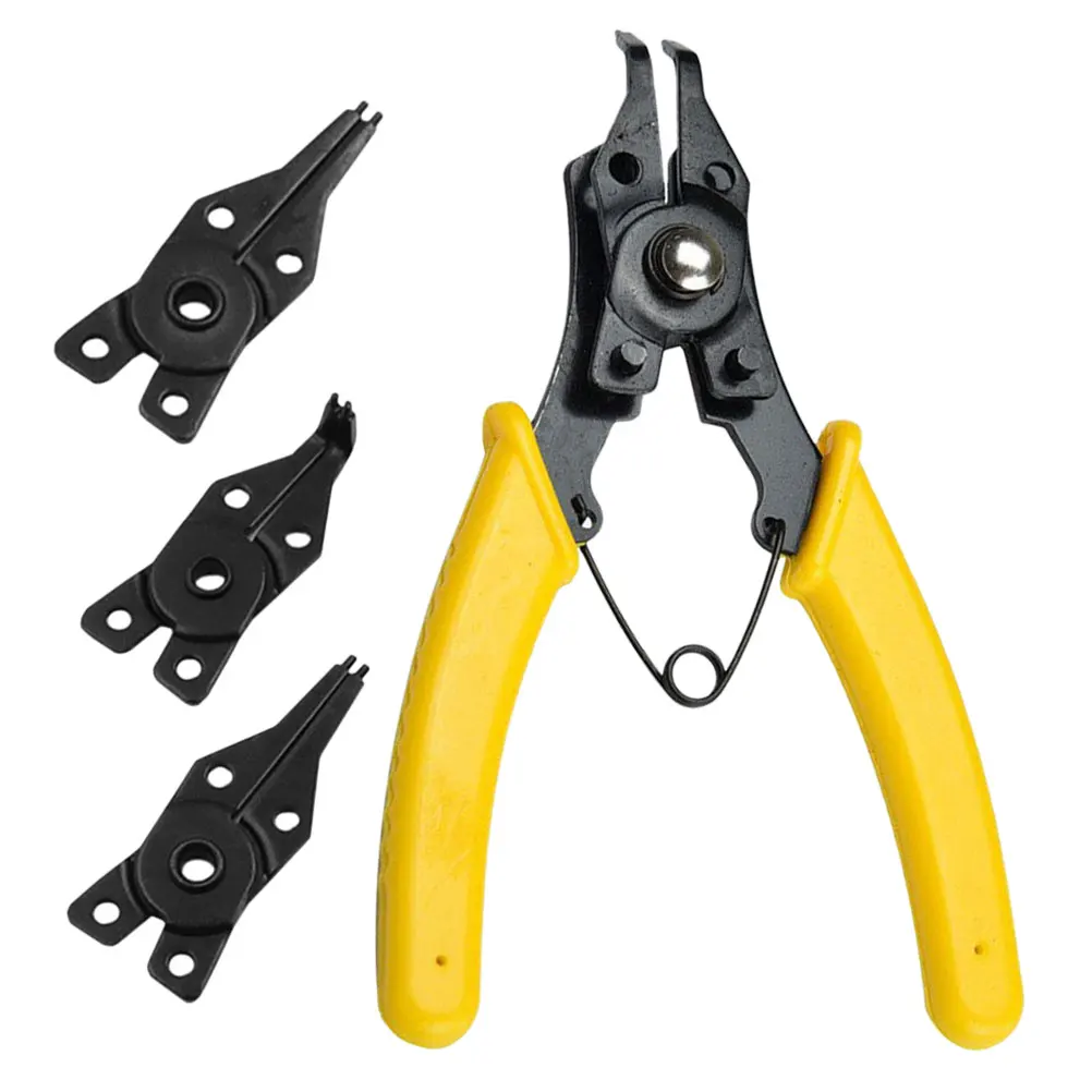 

Curved Pliers External Circlip Precision Spring Loaded Set Automotive Repair Tools Multi Function Kit Heavy Duty