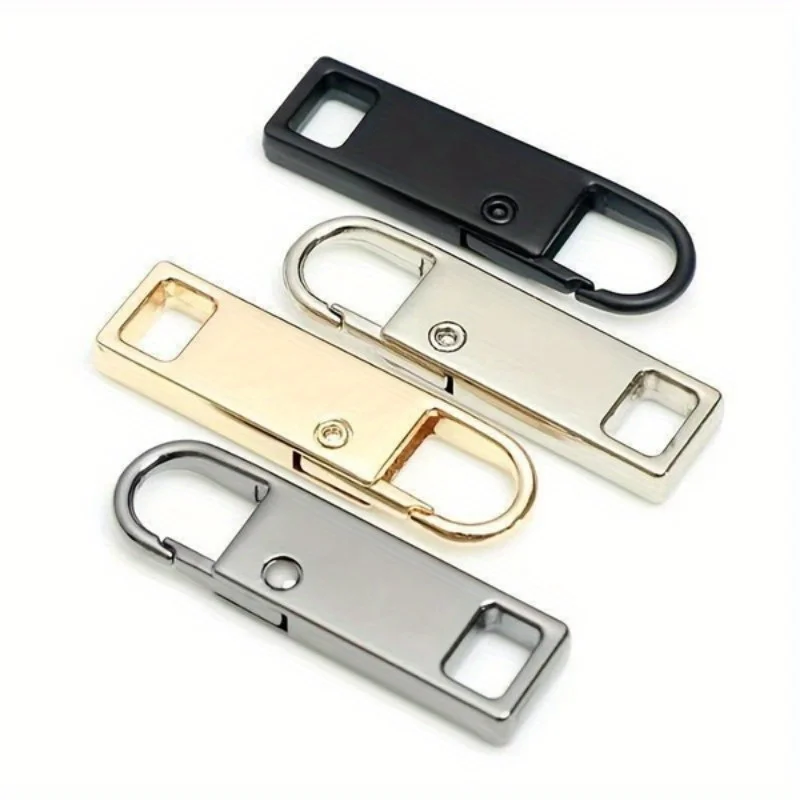 2pcs Detachable Zipper Pull, Replacement Zipper Accs for Jeans & Backpack, Sewing Tools. Replace Zipper Components