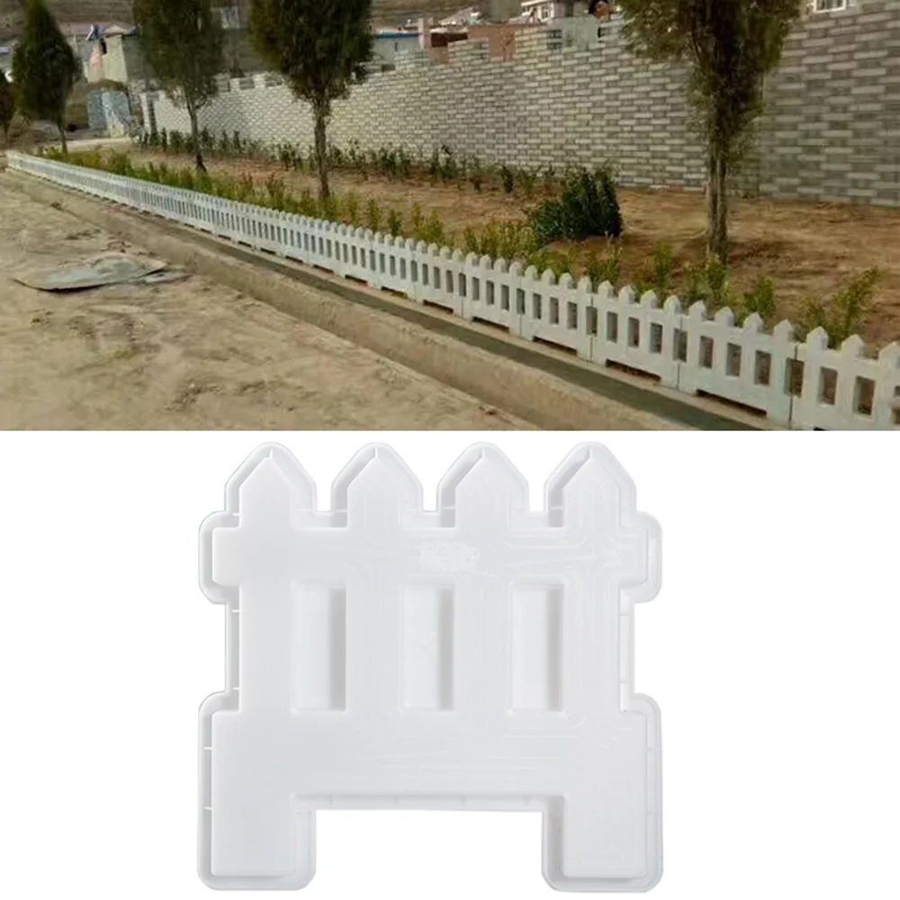 

Plastic Small Fencing DIY Miniature Garden Fence Succulents Potted Flower Bonsai Decorative Garden Gates Decor Fence Mold