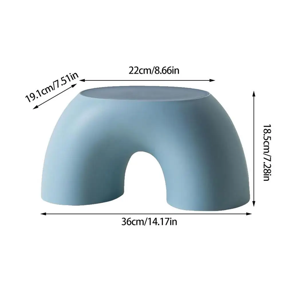 Rainbow-Shaped Stool Fashion Bedroom Non-Slip Shoe Changing Stools Furniture