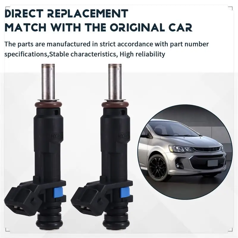 

6Pcs Fuel Injectors Nozzle 55570284 832-11226 217-3433 25185231 FJ1153 For Sonic 2012-18 Cruze 11-16 1.8L-L4
