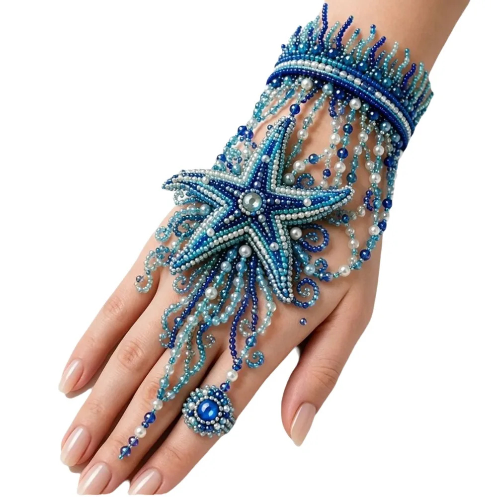Animal Design Animal Shaped Bracelet Non-Finished Products Beaded Animal Kits Beaded Bracelet Kit Hand Jewelry Craft