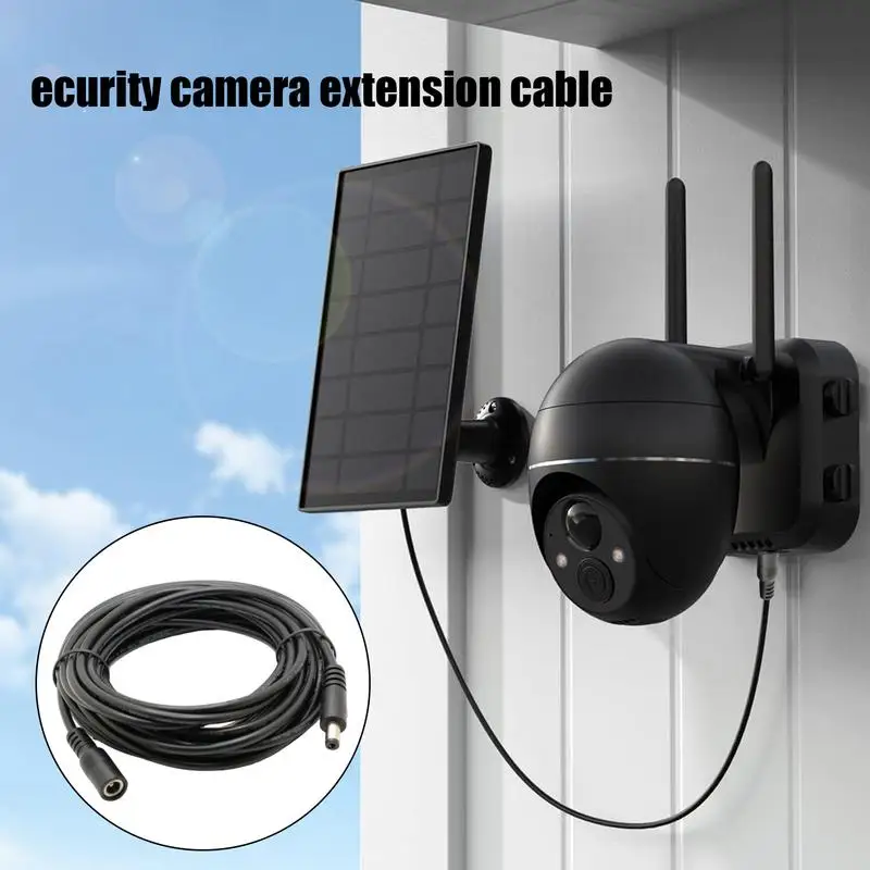 DC Camera Extension Cable Male To Female 2.1mm X 5.5mm DC 12V Camera Extension Cable Home And Business Security Camera Cable For