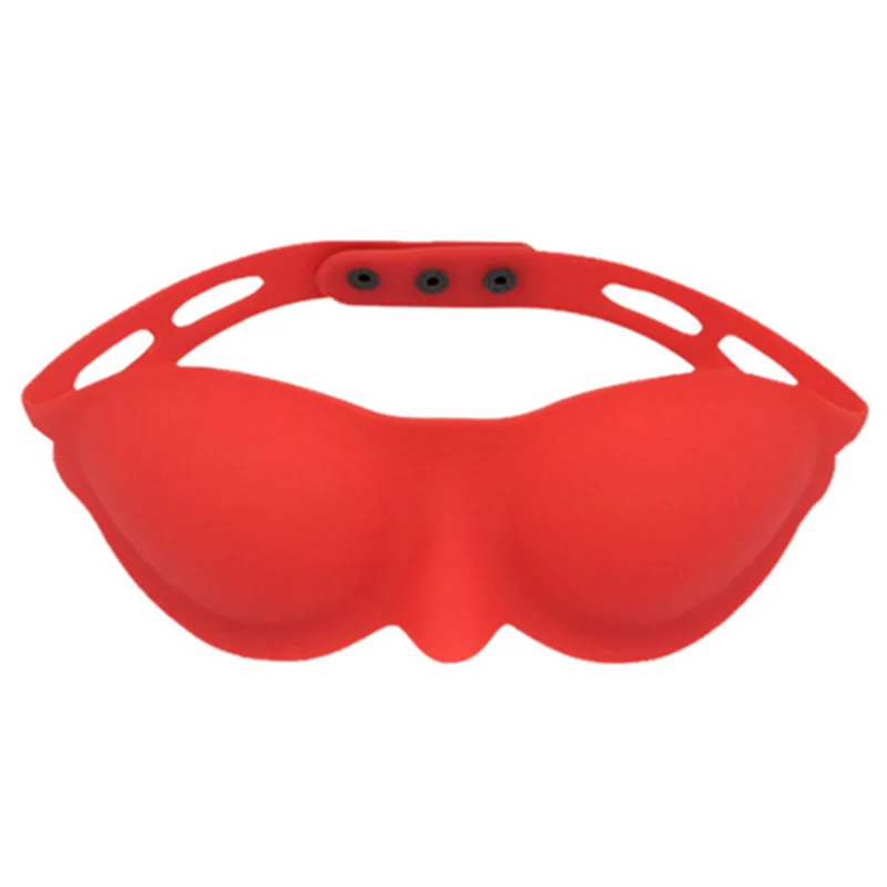 BDSM Bondage Silicone Press Molding Eyepatch Slave Blindfold Fetish Sex Toys Role Play Restraints Adult Games