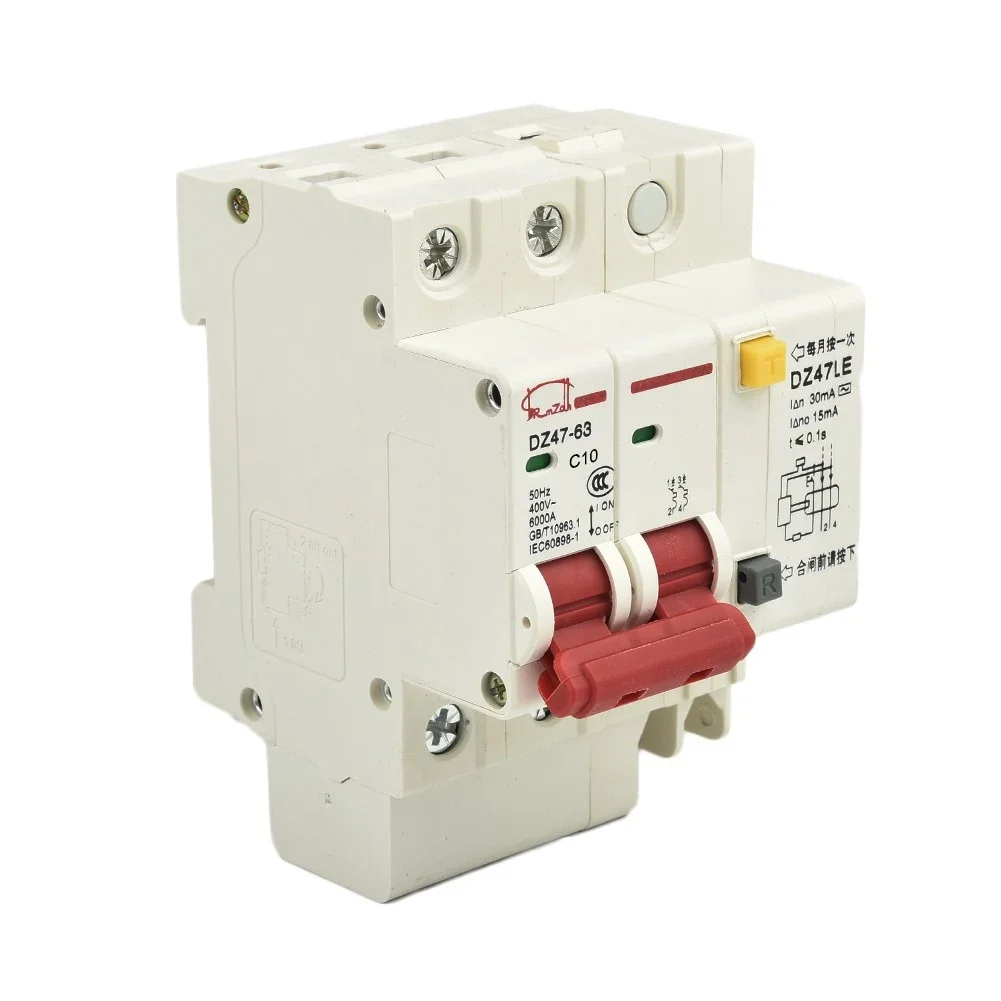 

Arrester Pole DZ LE Circuit Breaker Surge Protector Leakage Protection Indicator Test Button Manual Switch Handle