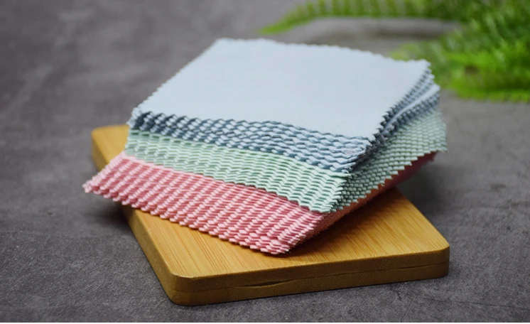 100pcs 10*7cm Silver Cleaning Polishing Cloth Individual Packing Wiping Jewelry Making DIY Suede