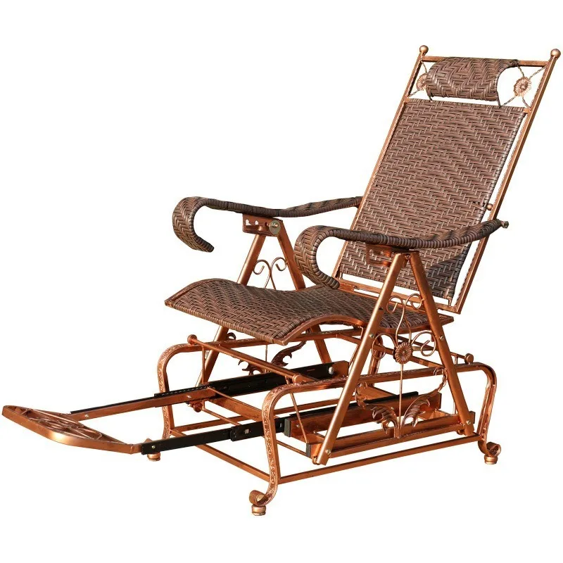 Rocking chair rattan chair living room elderly adult rocking chair household