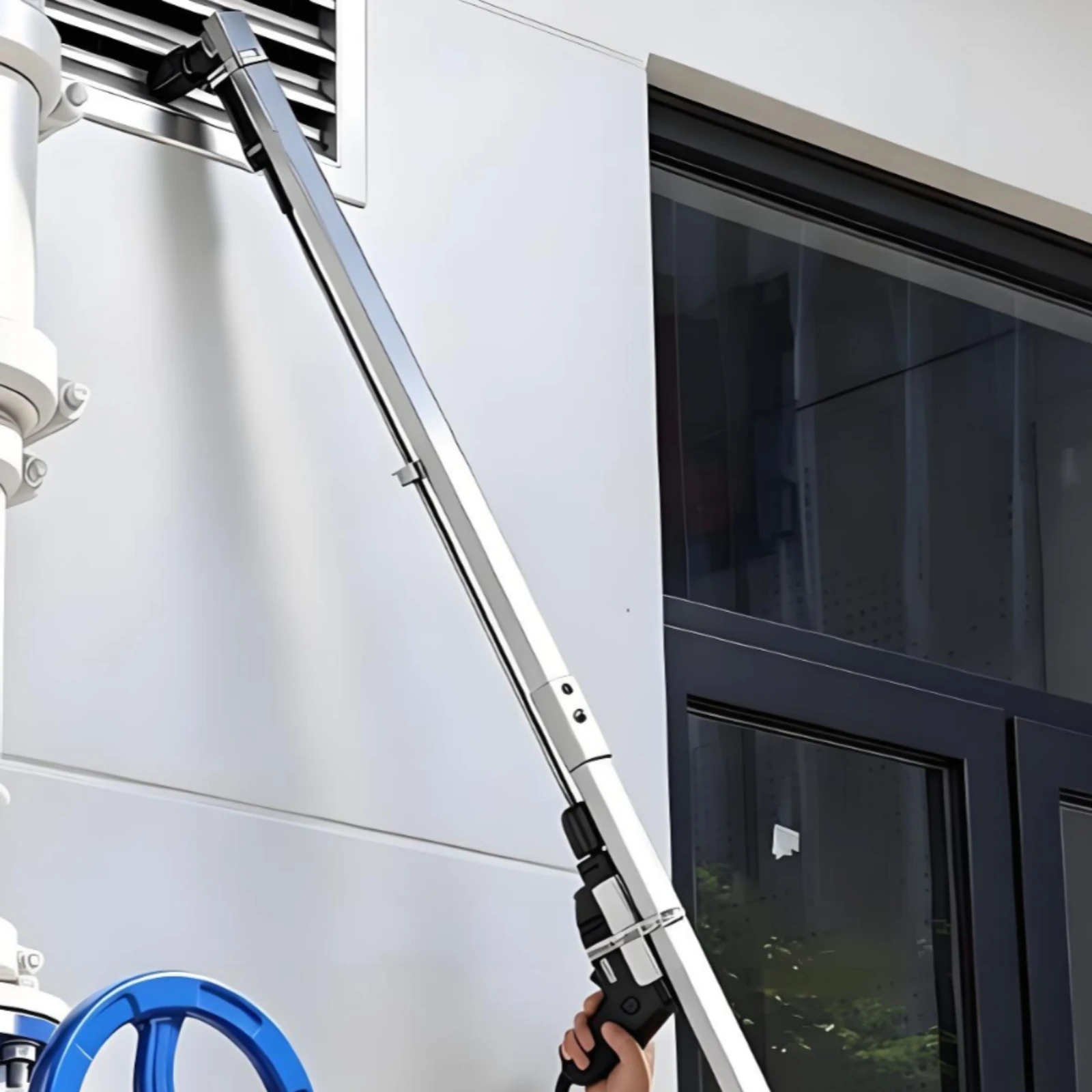 

Right-Angle Drill Attachment ABS Stainless Steel 90 Degree Drill Attachment 90-Degree Adapter Compact
