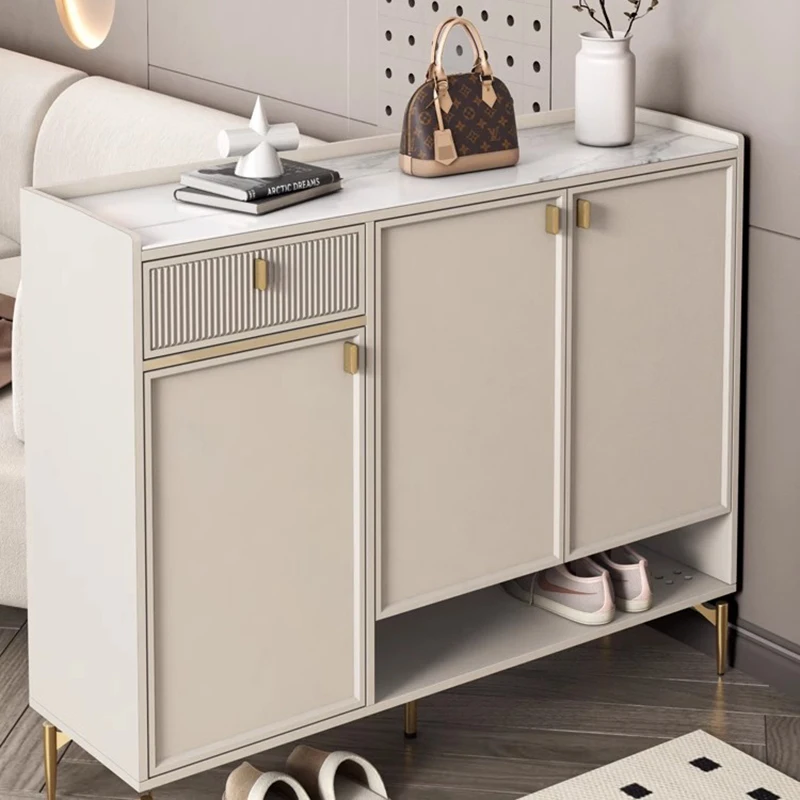 

Storage Wooden Shoe Cabinet Organizer Mobile College Dorm Essentials Designer Shoe Shelf Luxury Muebles Shoemakers Furniture