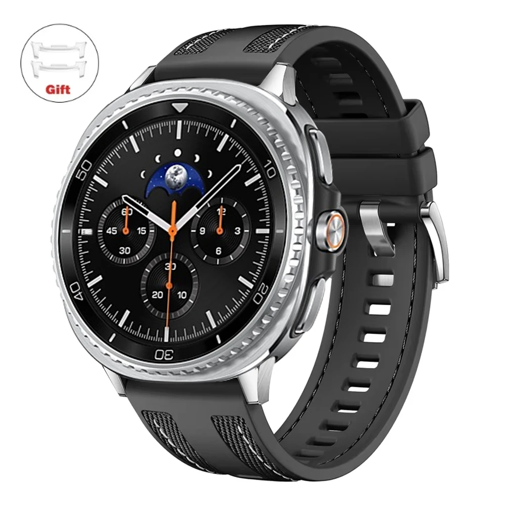 Nylon+Silicone Band For Samsung Galaxy watch 9 8 Strap 44mm 40mm Replacement Correa Sport Bracelet Galaxy watch 8 classic 46mm