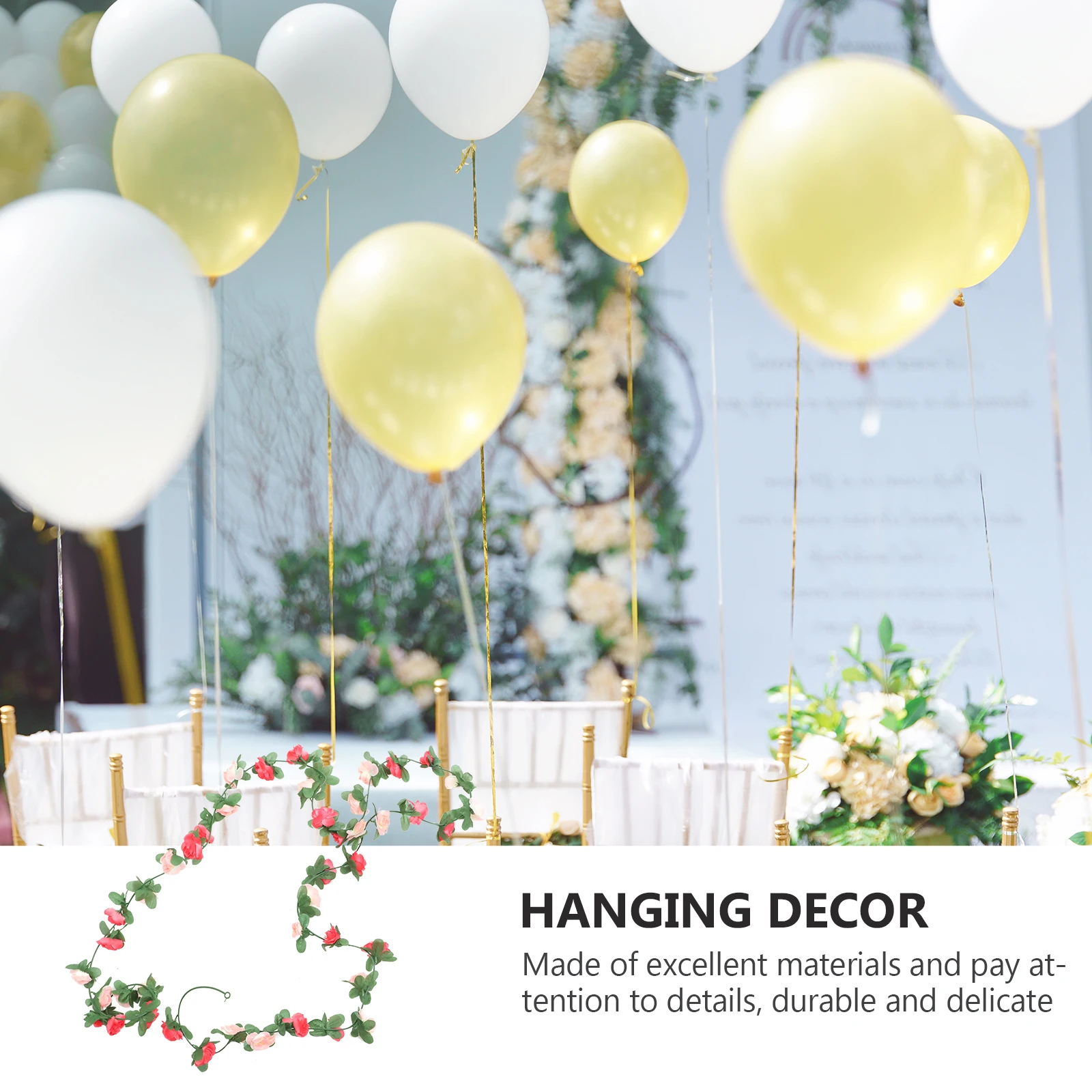 

Garland Artificial Plant Vine Artificial Fake Floral Vine For Wedding Party Home Decor Simulation Flower Vines Decoration