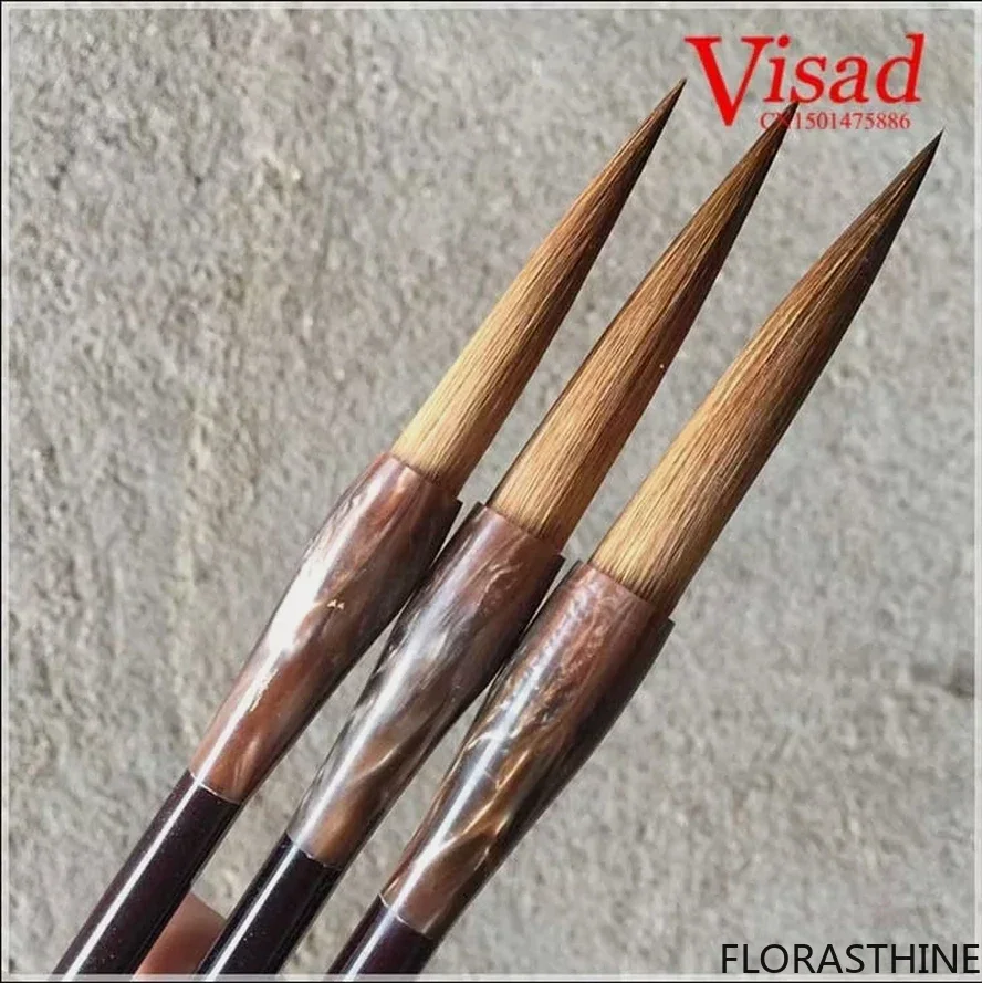 3 pcs /pack Chinese Calligraphy Brushes Pen long Medium NIB Regular Script Artist Painting Calligraphy Brush