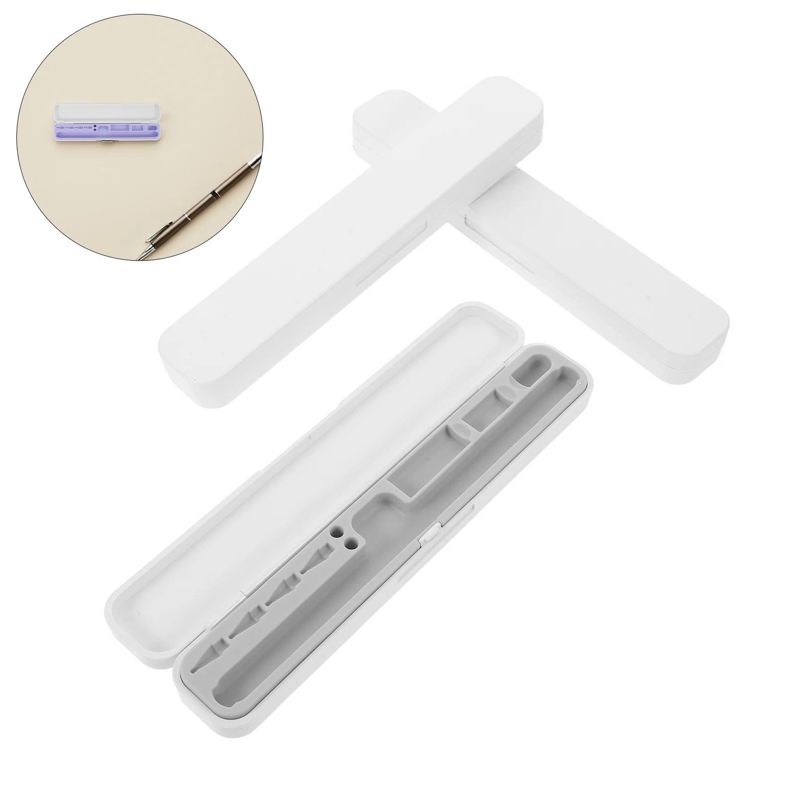 

Premium Handwriting Pen Storage Container Compact Functional Organizer for Art Drawing Office Stationery Tool Holder Large