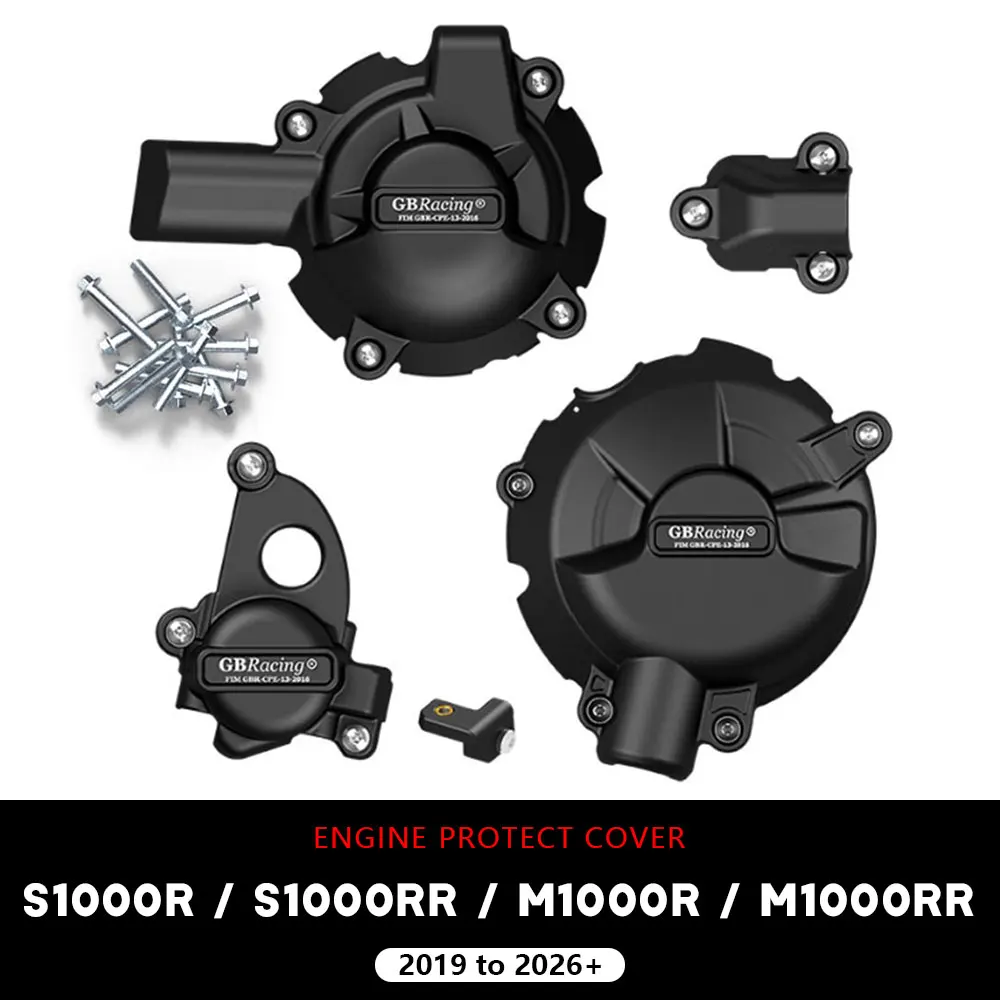 GBRacing Engine Protect Cover For BMW M1000R 2025~2026+ S1000R 2019~2026+ Motorcycle Alternator Clutch Pulse Accessories