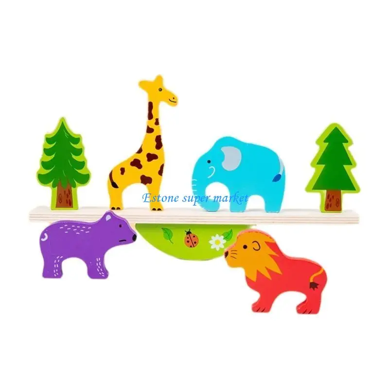 090B Đồ chơi Trò chơi Trò chơi Cân bằng Động vật Phim hoạt hình cho trẻ Huấn luyện phối hợp bằng tay