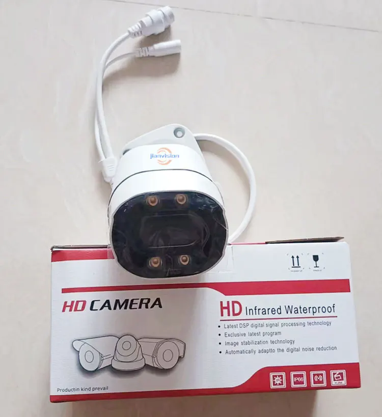 JIANVISION 32 قناة POE IP نظام الكاميرا 5MP الإسكان المعدني داخلي/خارجي CCTV مع مفتاح POE مقاوم للماء NVR CMOS الاستشعار IP66